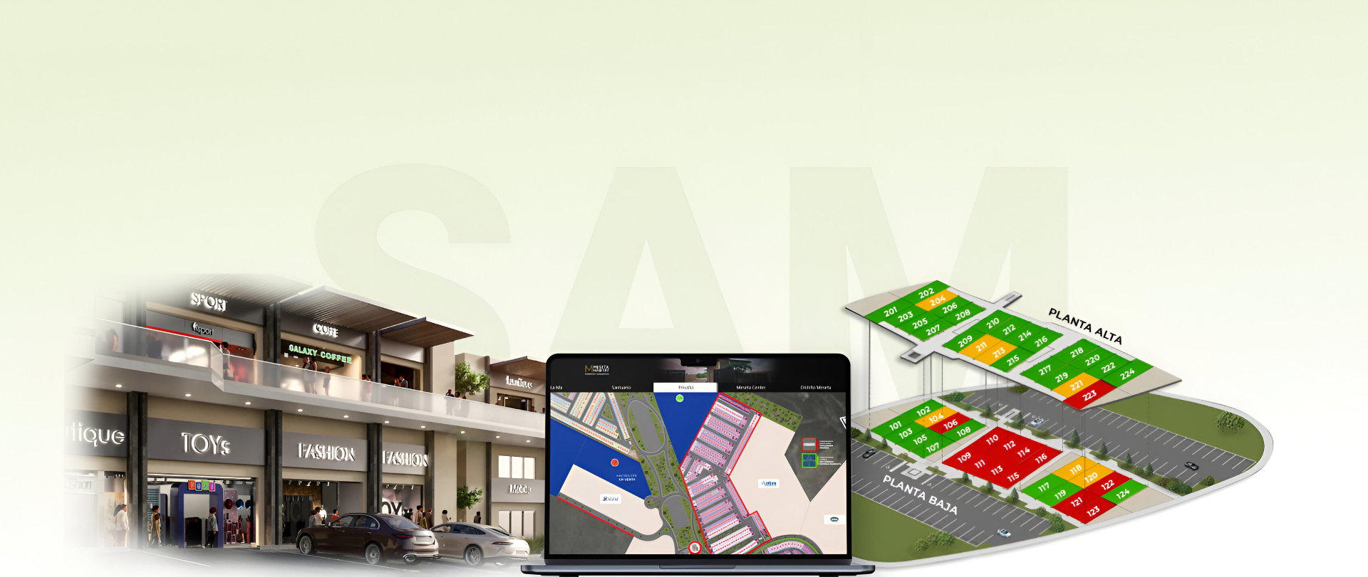 Mejora tu renta de locales comerciales, SAM Visual para llevar el control completo