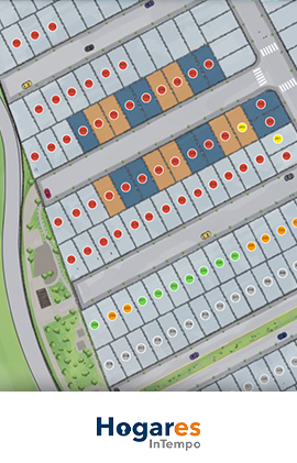 Caso Hogares Intempo - plano del conjunto con disponibilidad por unidad